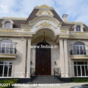 Luxury House Design with Elegant Front Yard Ideas No-9112