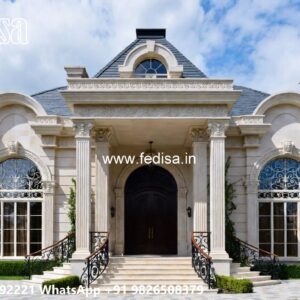 Classic House Design with Premium Marble Finishes No-9168