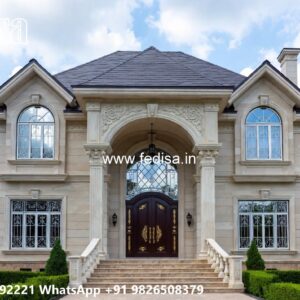 Elegant Classic House Design with Vintage Charm No-9170