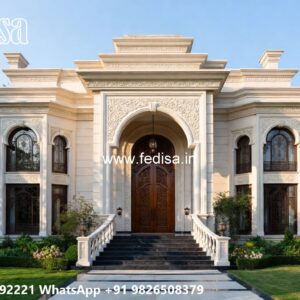 Classic House Design with Decorative Pillar Concepts No-9173
