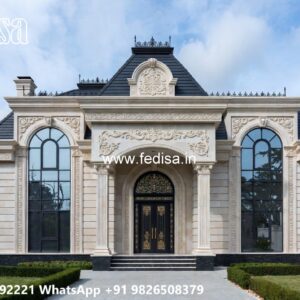 Classic House Design with Stunning Roof Architecture No-9175
