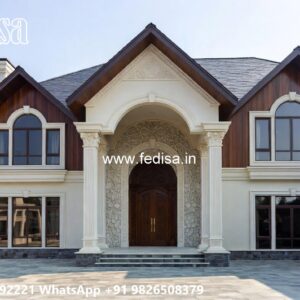 Elegant Classic House Design with Rich Architecture No-9220