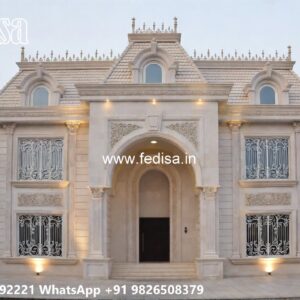 Classic House Design with Royal Decorative Details No-9226