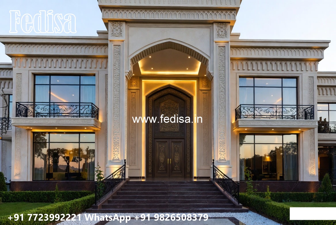 Classic House Design with Beautiful Exterior Walls No-9234