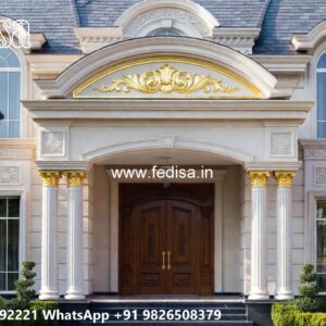 Classic House Design with Elegant Glass Windows No-9237