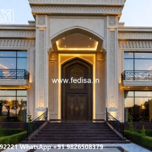 Classic House Design with Stylish Royal Interiors No-9238
