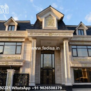 Classic House Design with Elegant Hall Interior No-9252