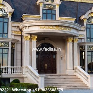 Classic House Design with Rich Marble Decor No-9256