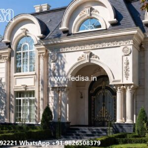 Classic Villa Design with Grand Front Elevation No-9308
