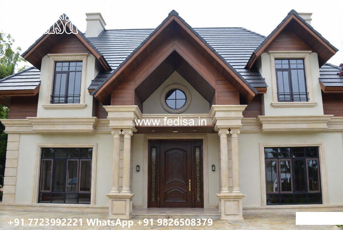 Classic Villa Design with Stylish Exterior Facade No-9320