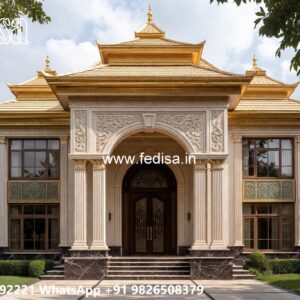 Classic Villa Design with Elegant Window Styling No-9338