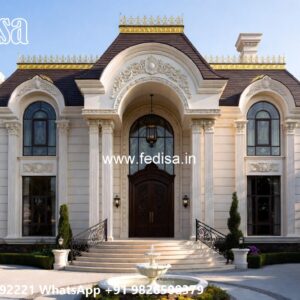 Luxury Classic Villa Design with Rich Marble Decor No-9363