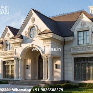 Classic Villa Design with Luxury Exterior Landscaping No-9369