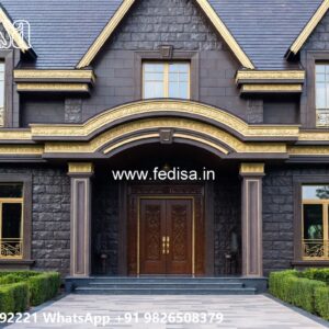 Classic Villa Design with Rich Color Combinations No-9371