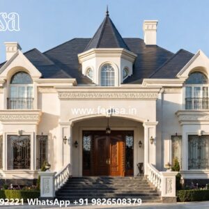 Classic Villa Design with Grand Staircase Inspiration No-9388