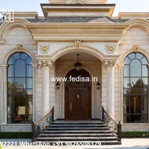Classic Villa Design with Elegant Front Elevation No-9391