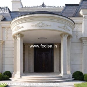 Classic Villa Design with Decorative Architectural Features No-9403