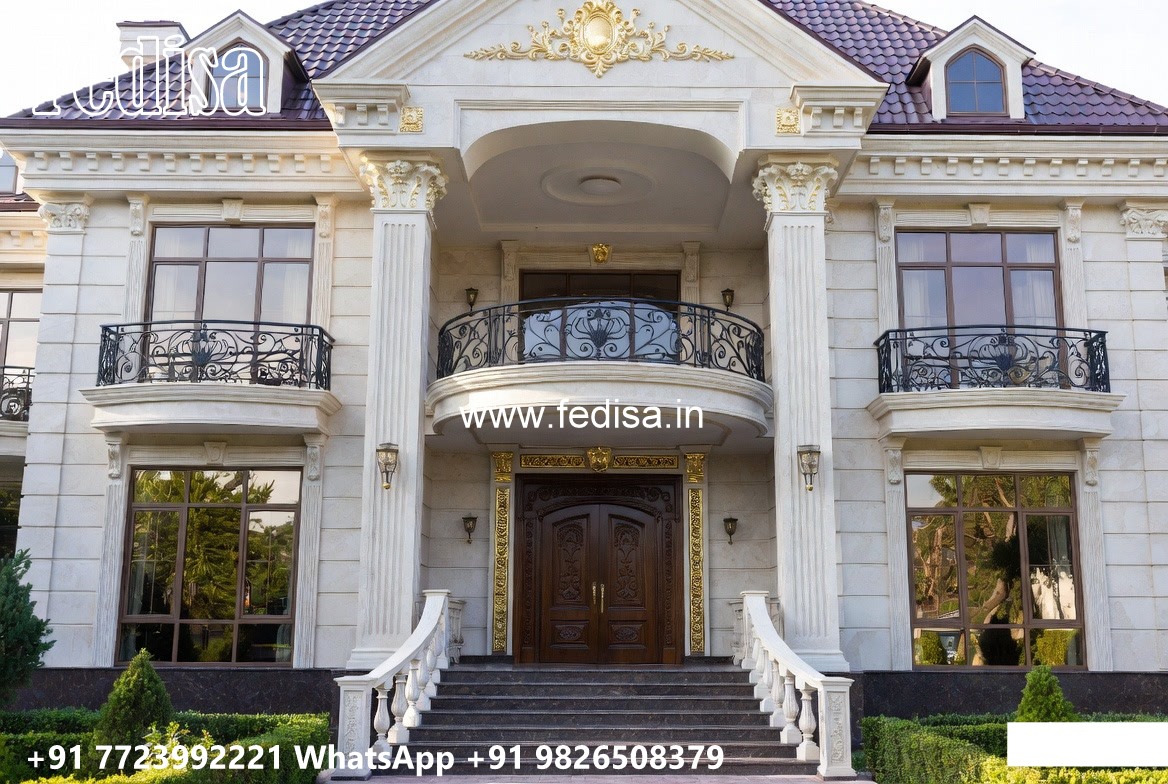 Elegant Classic Villa Design with Grand Spaces No-9433