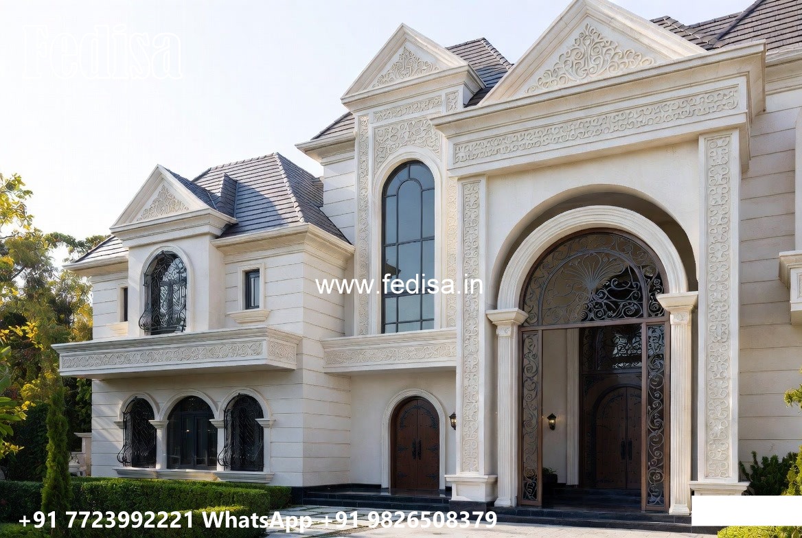 Classic Villa Design with Rich Elegant Architecture No-9436