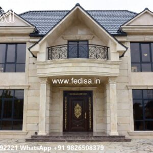 Luxury House Design with Double Height Living Area No-9480