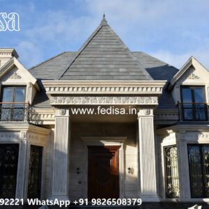 Beautiful Luxury House Design with Modern Roofing No-9485
