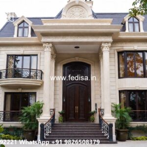 Luxury House Design with Elegant Front Yard Ideas No-9562