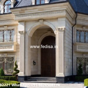 Luxury House Design with Beautiful Stone Exterior No-9572