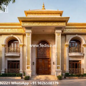 Luxury House Design with Beautiful Glass Architecture No-9595