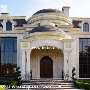 Classic House Design with Grand Front Elevation No-9610