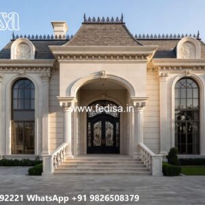 Classic House Design with Beautiful Garden Landscape No-9621