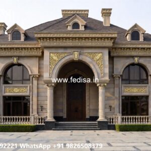 Classic House Design with Beautiful Staircase Ideas No-9630