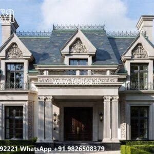 Classic House Design with Artistic Decorative Elements No-9650