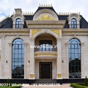 Classic House Design with Royal Decorative Details No-9676