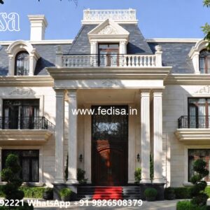 Classic House Design with Elegant Glass Windows No-9687