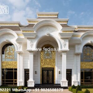 Classic House Design with Stylish Royal Interiors No-9688