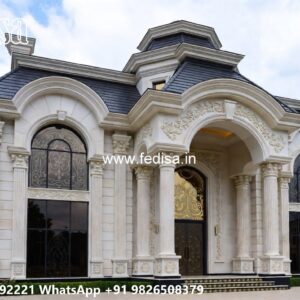 Classic House Design with Beautiful Garden Decor No-9694