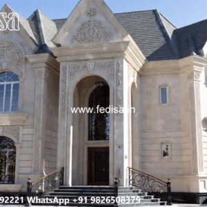 Classic House Design with Grand Staircase Styling No-9695