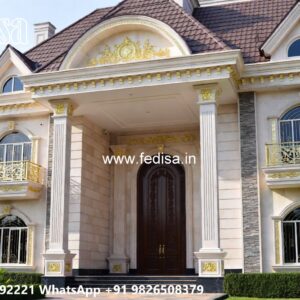 Classic House Design with Elegant Hall Interior No-9702