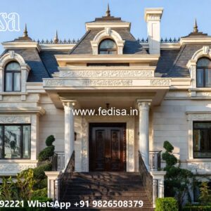 Classic House Design with Beautiful Open Courtyard No-9719
