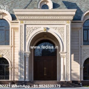 Classic House Design with Luxury Exterior Landscaping No-9731
