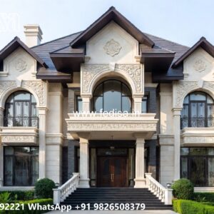 Classic House Design with Elegant Decorative Ceilings No-9732