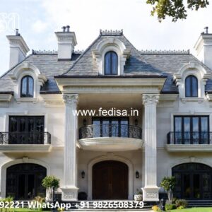 Classic House Design with Traditional Decorative Details No-9748