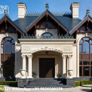 Traditional Classic Villa Design with Premium Decor No-9757