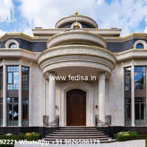 Classic Villa Design with Stylish Balcony Concepts No-9762