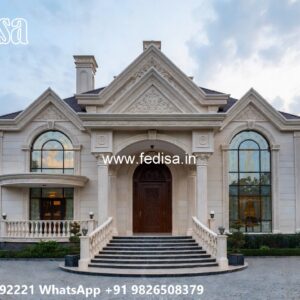 Classic Villa Design with Beautiful Roof Architecture No-9779