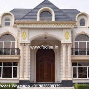 Luxury Classic Villa Design with Elegant Hall Ideas No-9785