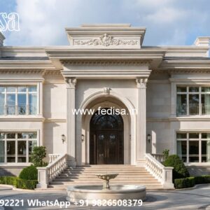 Traditional Classic Villa Design with Elegant Decor No-9808