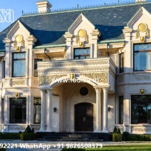 Classic Villa Design with Elegant Front Elevation No-9841