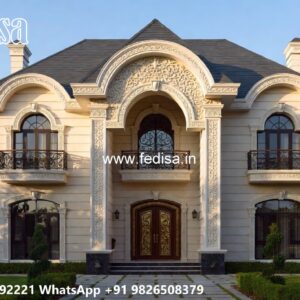 Classic Villa Design with Premium Exterior Lighting No-9842