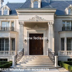 Elegant Classic Villa Design with Grand Spaces No-9883
